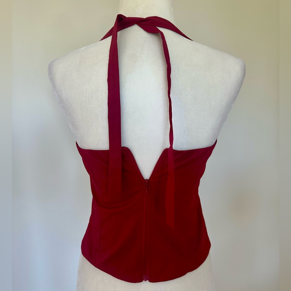 Peppermayo Red Halter Tank Top - Picture 8 of 14